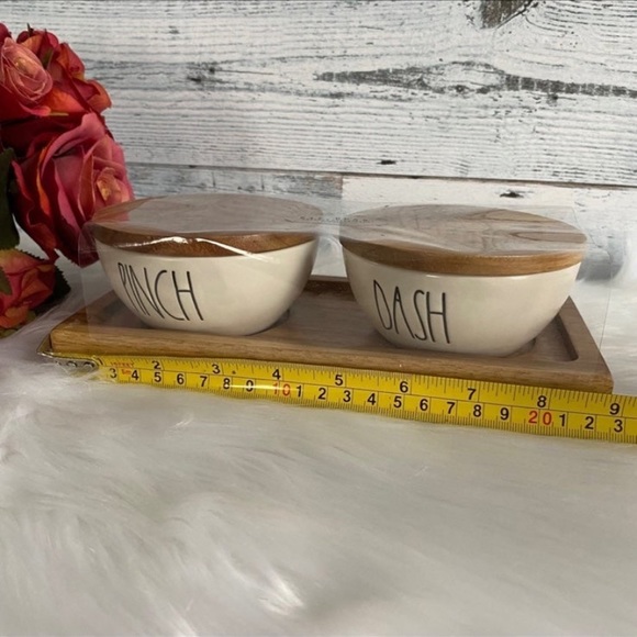 Rae Dunn PINCH & DASH Cellars With Wooden Lid & Tray - Picture 4 of 7